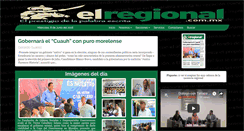Desktop Screenshot of elregional.com.mx
