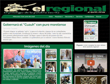 Tablet Screenshot of elregional.com.mx